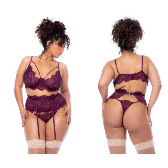 Mapale 8866X Three Piece Set Color Wine - Picture 1 of 11